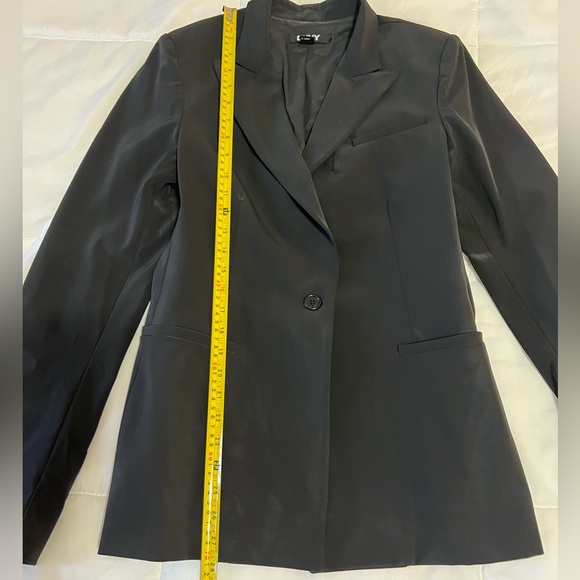 DKNY Long Line Black Blazer 12 - Picture 2 of 6